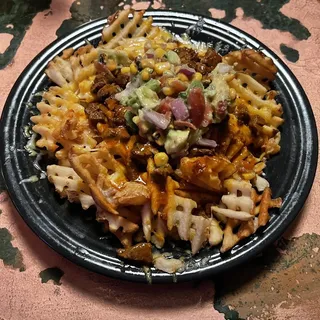 Carne Asada Waffle Fries