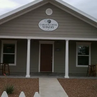 the front of the winery