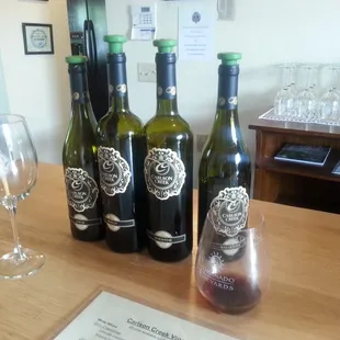 Lovely bottles if wine!