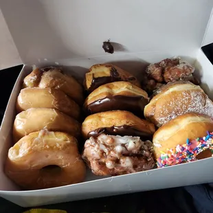 a box of doughnuts
