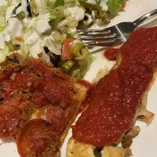 Stromboli, pizza, and salad made with the freshest high quality ingredients.  Perfection every time!