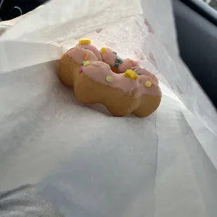Strawberry Mochi Donut