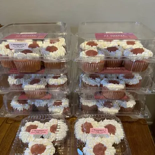 Guava Chiffon Filled Cupcakes