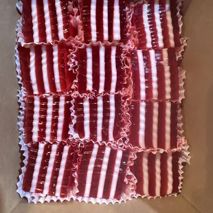 Strawberries and Cream 7 layer Jello- Valentines Special