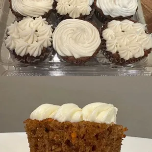 Carrot cake cupcakes