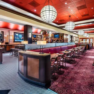 the interior of a restaurant