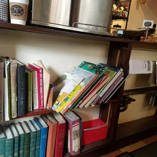 Reading material to use while dining in!