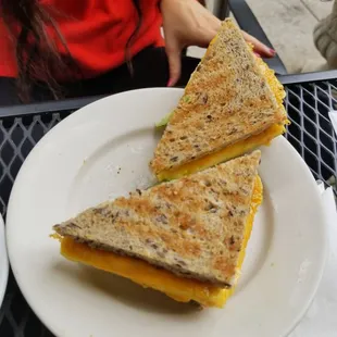 Egg Sandwich with avocado ($8) - wish they had used real eggs; taken on Oct 07, 2018