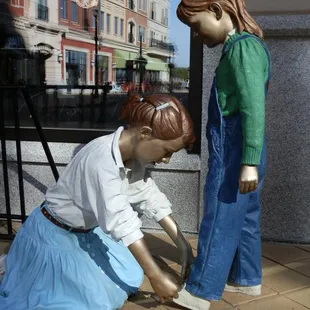 Big Sister - Johnson Jr 1987 located at the Carmel City Center at Hanover Place behind Divvy