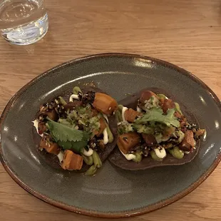 Pork Belly Tostadas