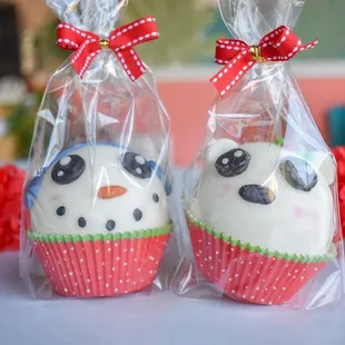 *seasonal availability* or preorder - hot cocoa bombs Christmas holiday theme
