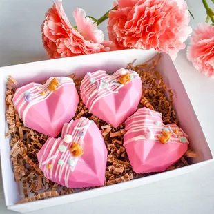 *seasonal availability* or preorder - cake hearts customizable themes, colors, and flavors