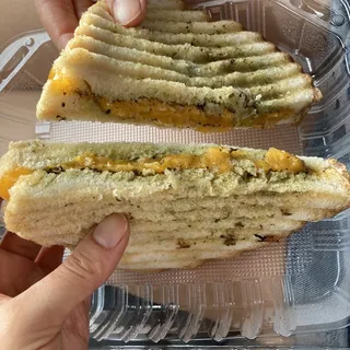Pesto Grilled Cheese Panini