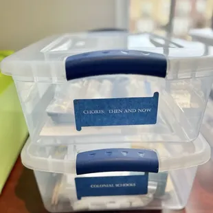 Activity bins for kids