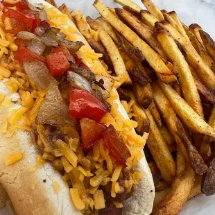 Glizzy Combo with shredded cheese YUM