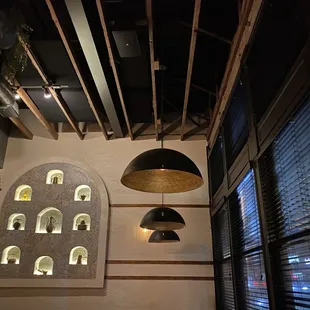 Unique decor. Glamorous and exotic, just the right degree of both.