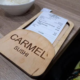 cute receipt holder