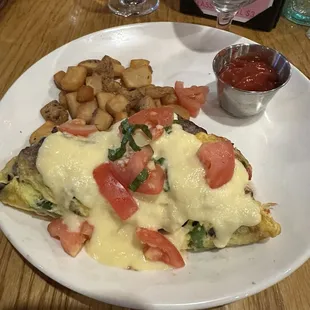 Steakhouse omelet