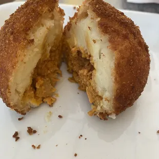 Relleno de papa (Potato stuffed with ground meat)