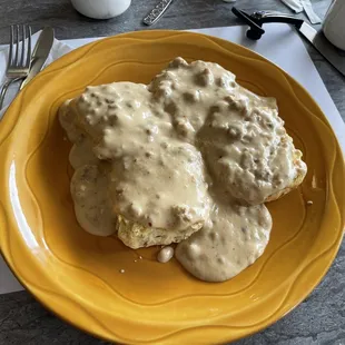 Biscuits and gravy