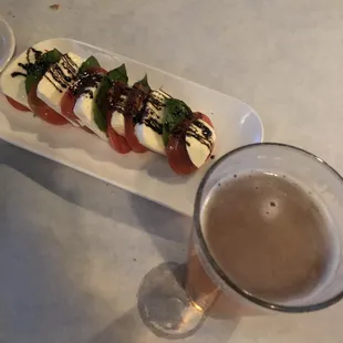 Caprese salad - and the rest of the meal was amazing, fresh and we'll be back!