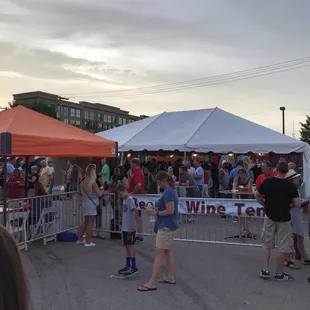 SunKing brewing tent!