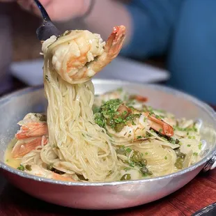 Shrimp scampi