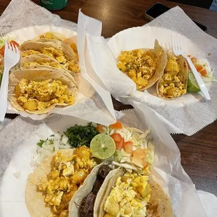 Tacos de desayuno