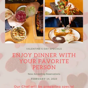 Valentines Day Special Dinner!