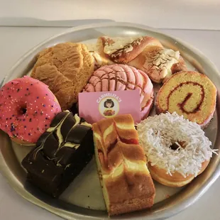 a variety of doughnuts