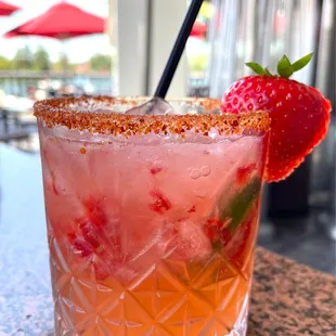 Strawberry Jalapeño Margarita