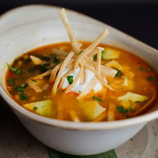 CHICKEN TORTILLA SOUP