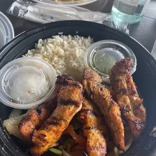 Grilled Chicken Fajitas (Serves Up To 3)