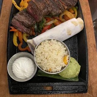 Grilled Steak Fajitas (Serves Up To 3)