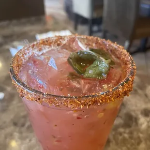 Strawberry Jalapeno Margarita