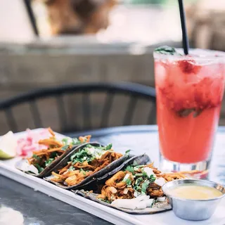 Raspberry Basil Margarita