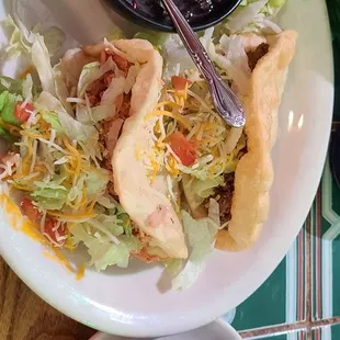 35 Crispy Tacos EXCELLENT! W/Black &amp; Charro Beans $12.99