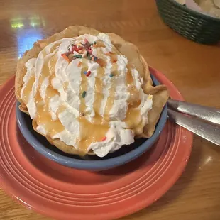 Fried ice cream