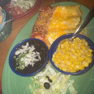 Verde Chicken Enchiladas