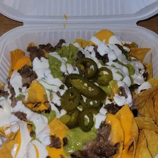nachos, food