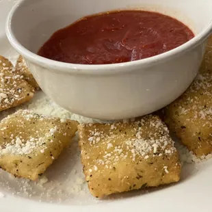 Fried ravioli