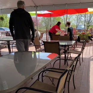 Very nice large patio