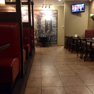 Interior of business.