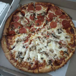 Perfect balance of toppings!