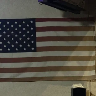 American flag on display for all to see!