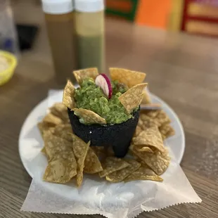 Chips and guacamole