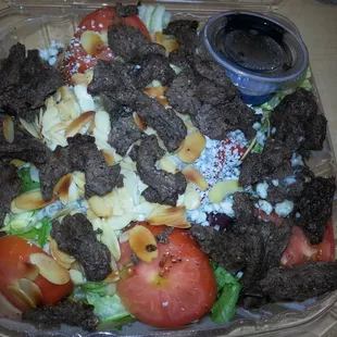 Bistro Steak Salad (carryout version).