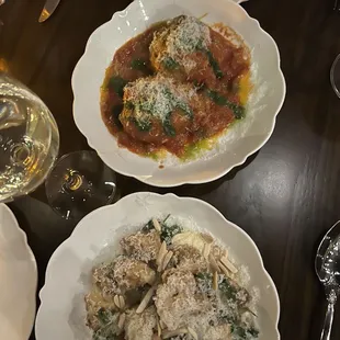 Cauliflower and meatballs