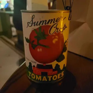 Tin can for check? Why tho