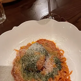 Spaghetti and Meatballs